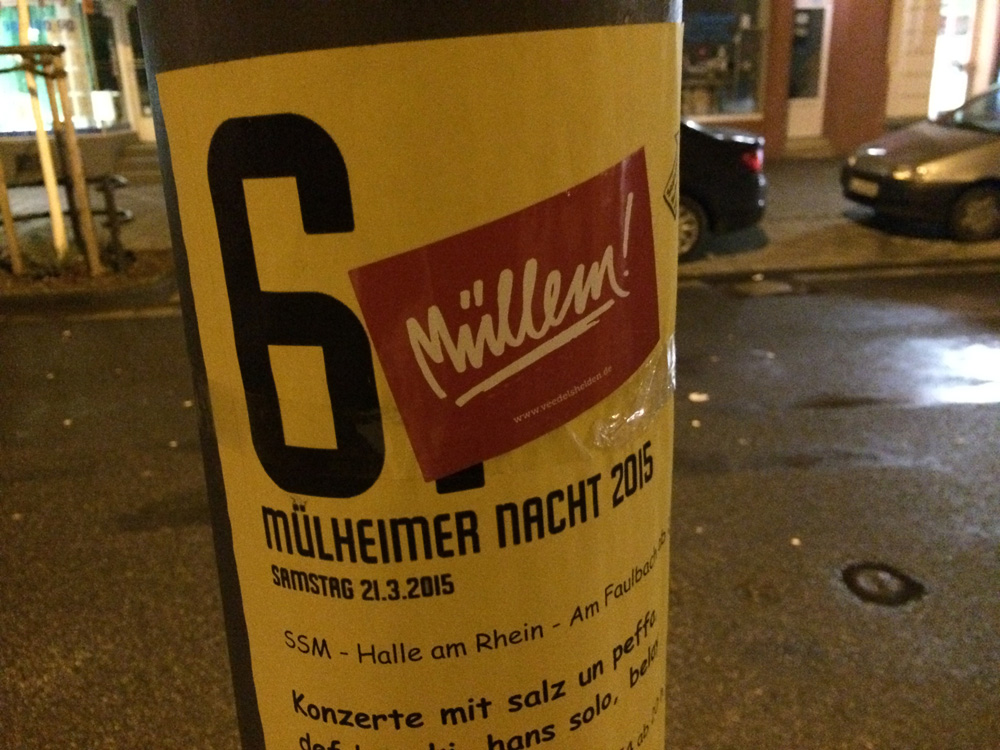 Op jück – 6. Mülheimer Nacht 2015